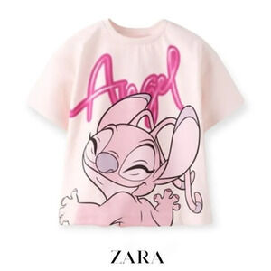 ZARA Kids | Pastel Pink | © DISNEY T-SHIRT